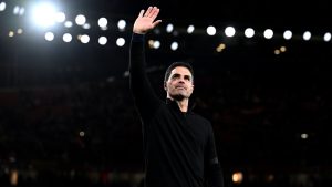 london-england-mikel-arteta-manager-of-arsenal-waves-to-the-fans-after-the-teams-victory-in_f96m7a44.jpeg